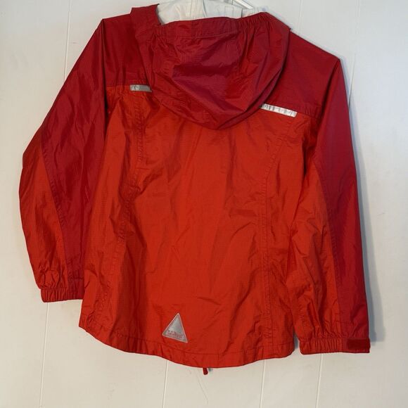 LL Bean Kid’s Size 8 Red Unisex Raincoat with Hood - Picture 7 of 7